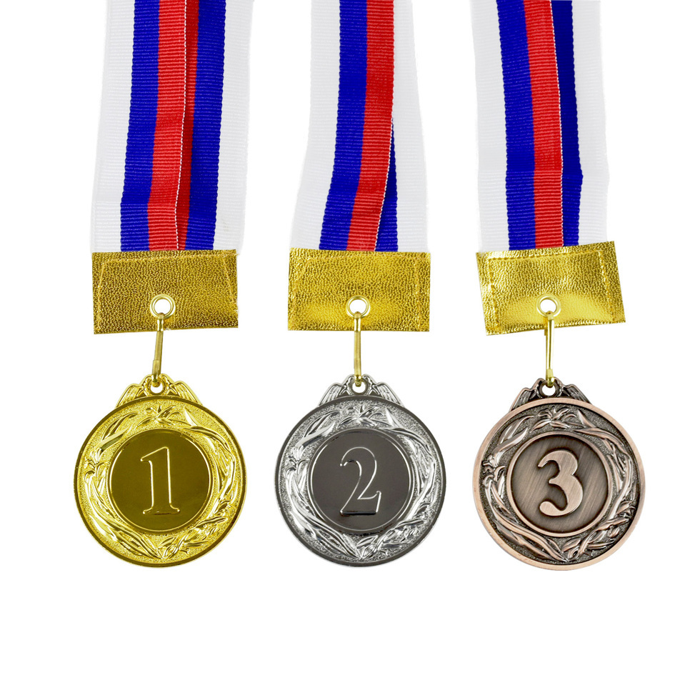 Медаль "1,2,3 место" d-50  бронза